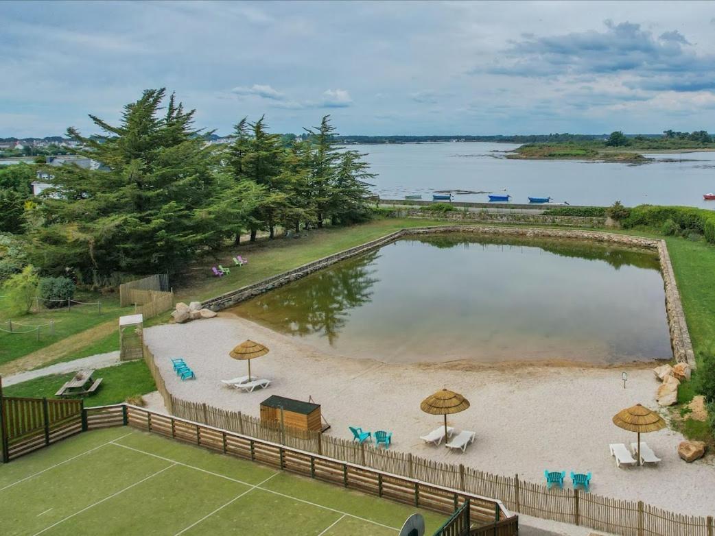 Camping Paradis Le Moulin Des Oies Belz المظهر الخارجي الصورة