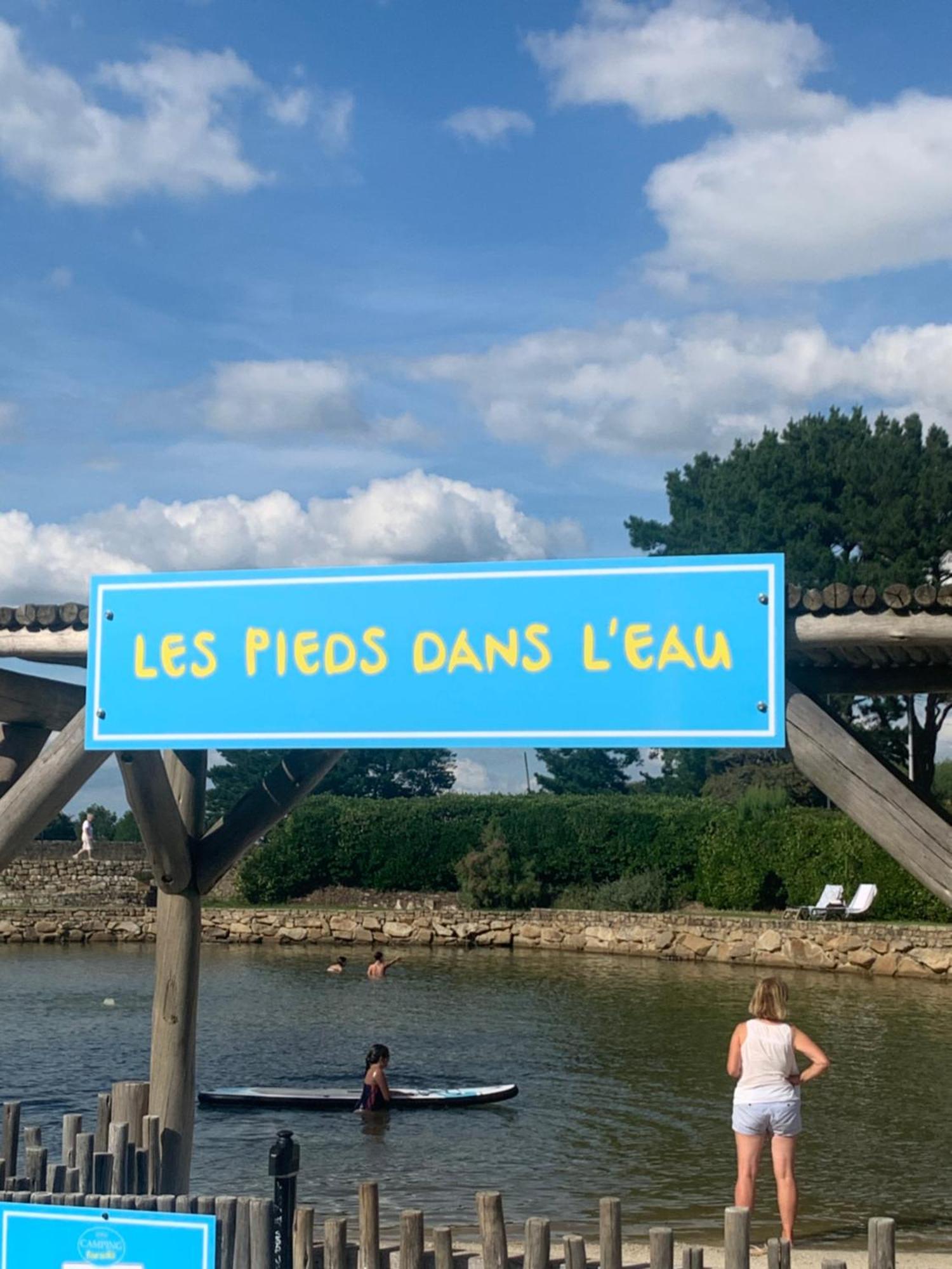 Camping Paradis Le Moulin Des Oies Belz المظهر الخارجي الصورة